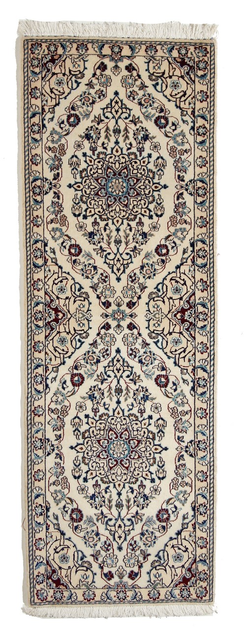 Tappeto persiano Nain 6La 153x54 153x54, Tappeto persiano Annodato a mano